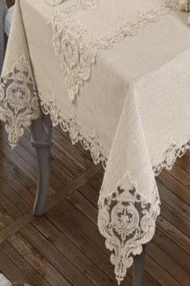 French Guipure Miray Table Cloth Cream 100329440