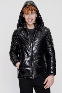 Men's Black Dynamic Fit Casual Fit Ottawa Quilted Coat 100351271
