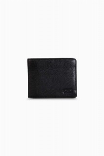 Wallet - Diga Horizontal Portefeuille Homme en Cuir Noir 100345791 - Turkey
