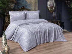 Home Product - Lace Mery Jacquard Cotton Bathrobe Set Beige Brown 100332332 - Turkey