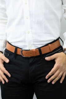Belt - حزام جلد جاموس - 3 سم 100345965 - Turkey