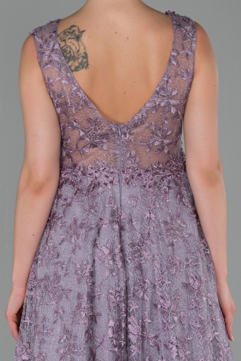 Evening Dress Long Transparent Lace Engagement Dress 100296952