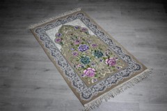 Prayer Rug - Sajjade - Dowry Inavic Woven Prayer Rug Cappucino 100330621 - Turkey