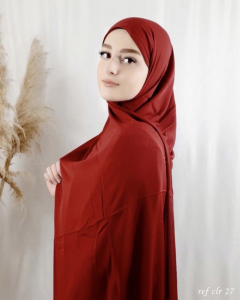 Crepe shawl Ruby 100318093