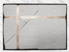 Duvet Cover Sets - French Lacy Alyona Dowry Bettbezug-Set Creme 100332382 - Turkey