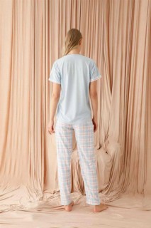 Women's Patterned Short Sleeve Pajamas Set 100325970