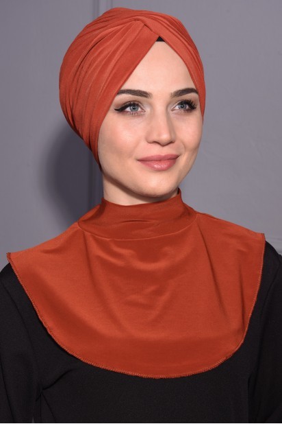 Woman Bonnet & Turban - المفاجئة السحابة الحجاب طوق البلاط - Turkey