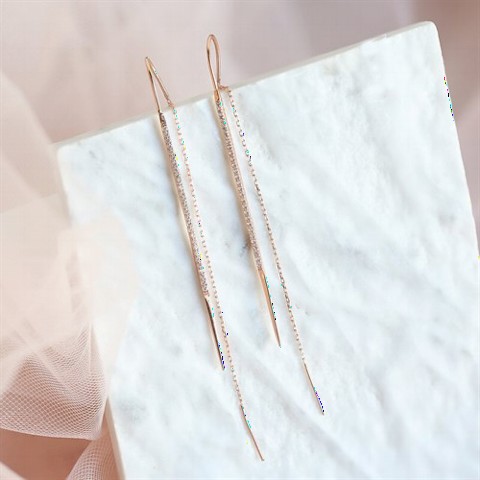 Dangle Silver Women's Earrings Rose 100347404