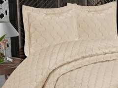 Lisbon Quilted Double Bedspread Cream 100330336
