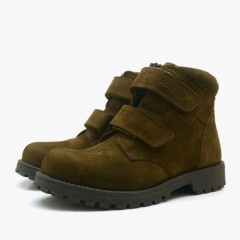 Sentor Series Genuine Leather Furred Velcro Children's Boots 100278690
