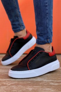 Shoes - Men's Shoes BLACK/RED 100342047 - Turkey
