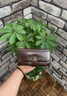 Bags - Brown Flip Leather Women's Wallet 100345881 - Turkey