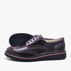 Hidra Patent Leather Shoes Lace-up for Young Men 100278517