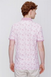 Men's Powder Polo Collar Printed Dynamic Fit Comfortable T-Shirt 100350725