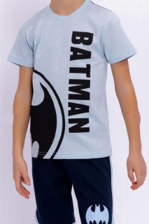 Boy Batman Printed Blue Shorts Suit 100328245