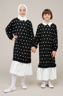 Daily Dress - Young Girl Polka Dot Dress 100325661 - Turkey