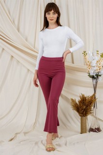 Pants - Women's Flared Trousers 100326059 - Turkey