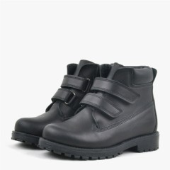Rakerplus Neson Genuine Leather Black Kids Boots 100352497