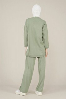 Women's Glitter Detailed Double Knitwear Suit 100352584