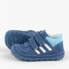 Genuine Leather Navy Blue First Step Baby Boys Shoes 100316952