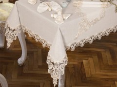 Neslihan Table Cloth 26 Pieces Cream 100260101