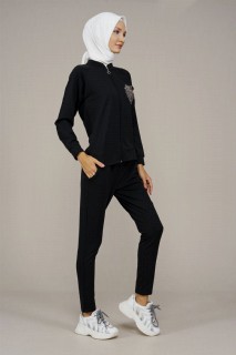 Women's Stone Wing Detailed Tracksuit Set 100342681