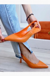 كاتالين حذاء بكعب برتقالي 100344192 - Turkey