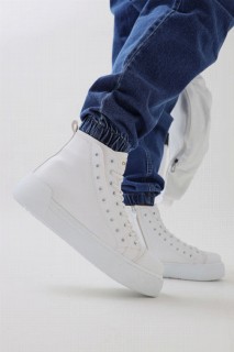 Men - Men's Boots WHITE / WHITE 100342138 - Turkey