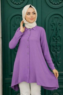 Tunic - Tunique Hijab Lila 100341638 - Turkey