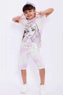 Kids - Mädchen Kind Schneekönigin Poster gedruckt bunte Shorts Set 100328257 - Turkey