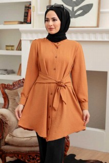Tunic - Biscuit Hijab Tunic 100340810 - Turkey