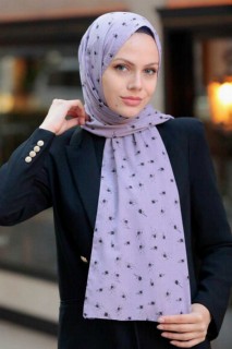 Woman Bonnet & Hijab - Lila Hijab-Schal 100339175 - Turkey