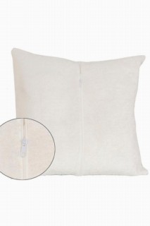 Fern 2 Liter Velvet Throw Pillow Cover Cream 100330670