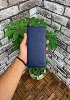 Guard Chelsea Navy Blue Phone Compartment Leather Hand Portfolio 100345778