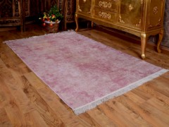 Non-Slip Base Digital Print Velvet Carpet Duru Powder 150x220 Cm 100258424