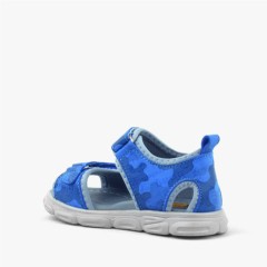 Wisps Genuine Leather Blue Camouflage Baby Sandals 100352428