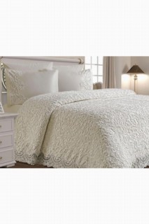 French Lace Ebrar Blanket Set Cream 100330830