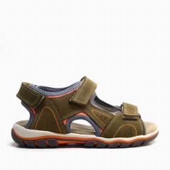 Genuine Leather Velcro Boys Sandals 100278798