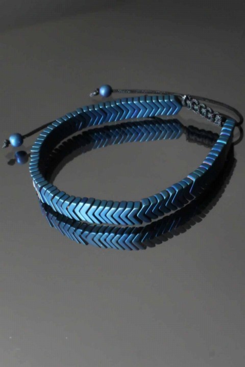 Bracelet - Macrame Natural Stone Men's Bracelet 100327472 - Turkey