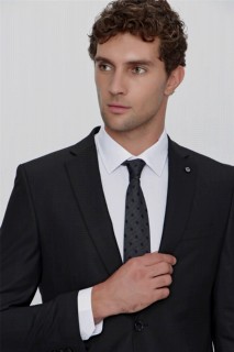 Men's Black Dynamic Fit Casual Fit 6 Drop Suit 100350989