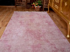Non-Slip Base Digital Print Velvet Carpet Duru Powder 150x220 Cm 100258424