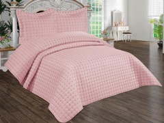 Blanket - French Lace Ebrar Blanket Set Plum 100330697 - Turkey
