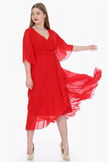 Plus Size Chiffon Long Dress 100276191