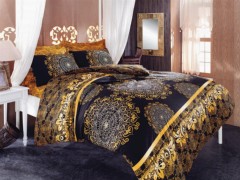 Ottoman Double Duvet Cover Set Yellow 100280223
