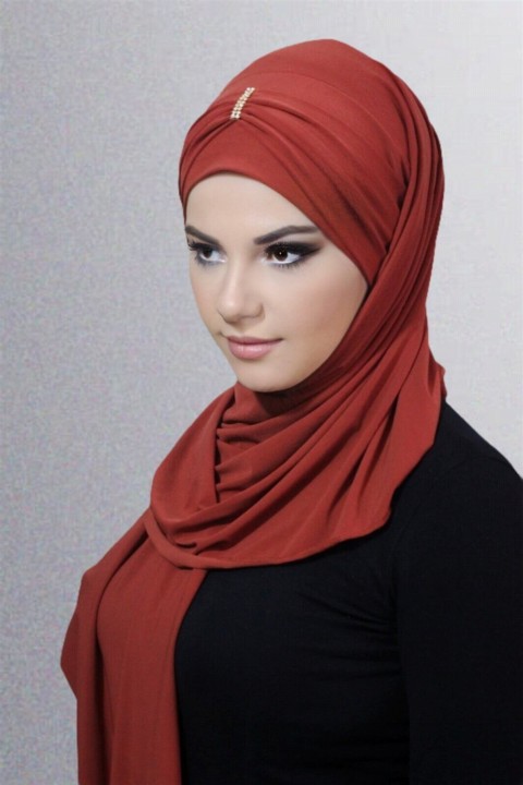 Woman Hijab & Scarf - شال عملی سنگ دار - Turkey