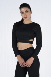 Women's Belt Detailed Velvet 2-Piece Suit 100326217