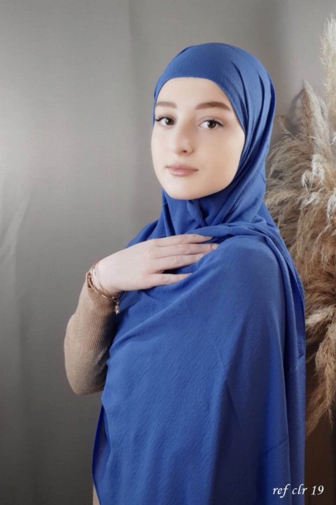 Woman Hijab & Scarf - Hijab Jazz Premium Bleu Lagon - Turkey