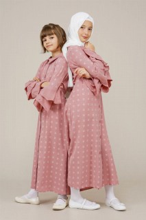 Daily Dress - فستان بناتي بأكمام طويلة وطيات 100352547 - Turkey