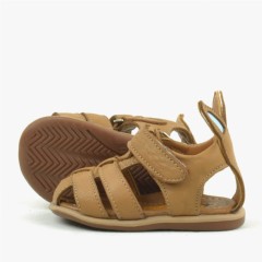 Bunny Genuine Leather Tan Baby Sandals 100352435