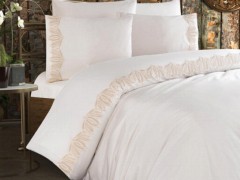 Bed Covers - مفرش سرير مبطن دوري بيلين كريم 100329187 - Turkey